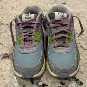 Nike Sun Club Air Max Sneakers- 6.5Y - Blue and Green